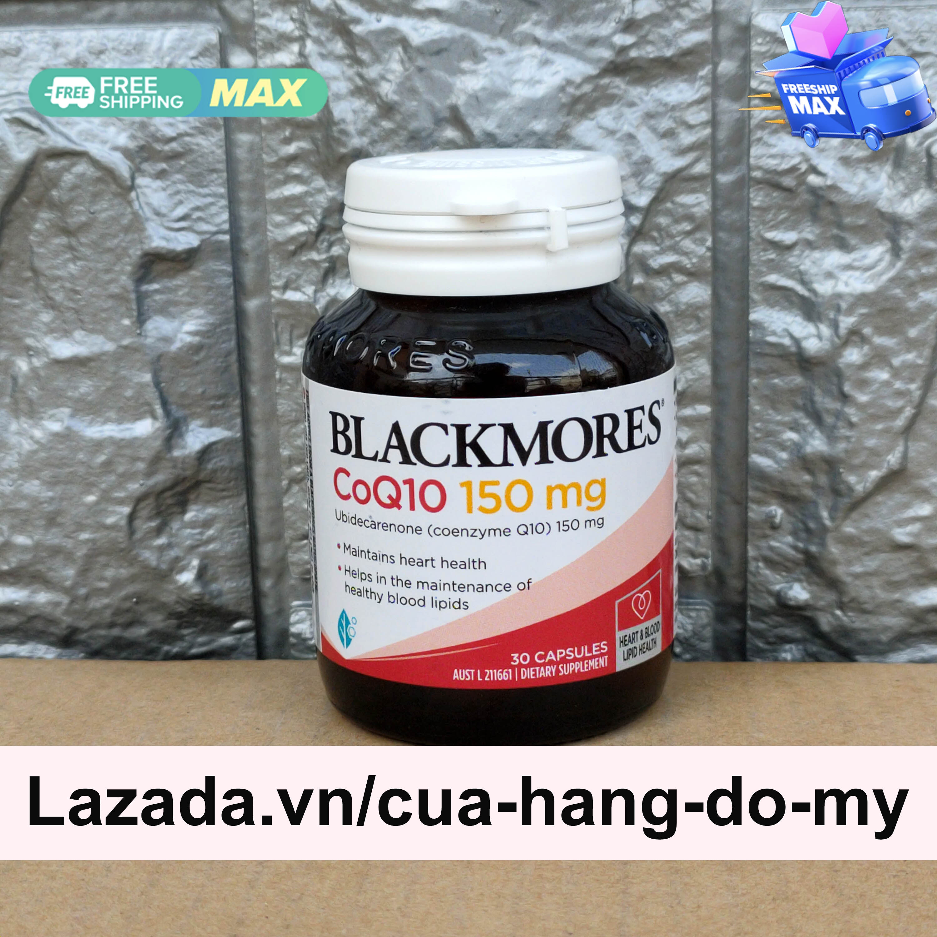 Viên Uống Hỗ Trợ Tim Mạch Blackmores CoQ10 Super Strength 150mg 30 viên - Hỗ trợ sức khỏe tim mạch - Shop Hong1008