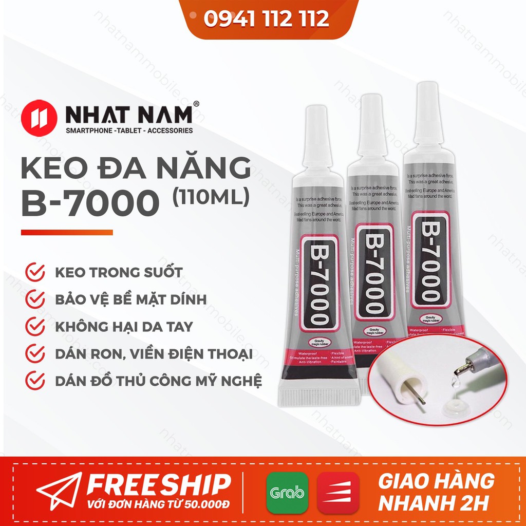 Keo dán đa năng B7000, T7000, keo dán màn hình điện thoại, keo dán đồ thủ công, ráp lego...