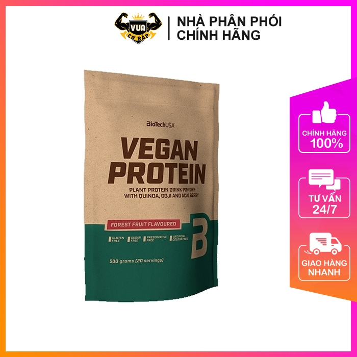Whey Protein Thực Vật - Vegan Protein BioTechUSA 500g