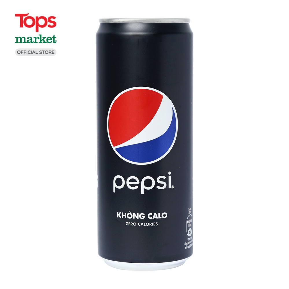 Nước Ngọt Pepsi Không Calo 320ML - Siêu Thị Tops Market