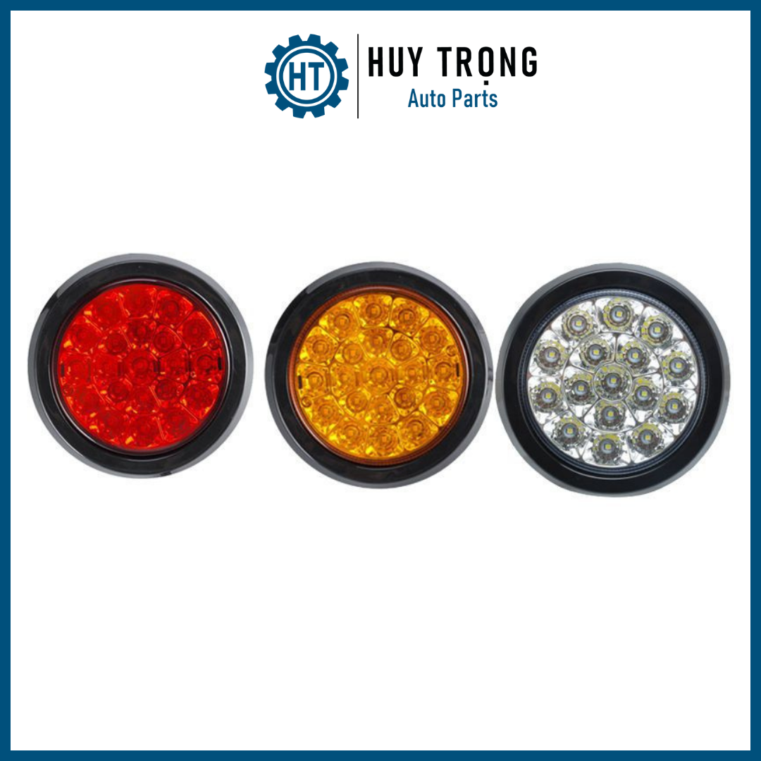 Đèn hậu đầu kéo tròn 12v 24v siêu sáng