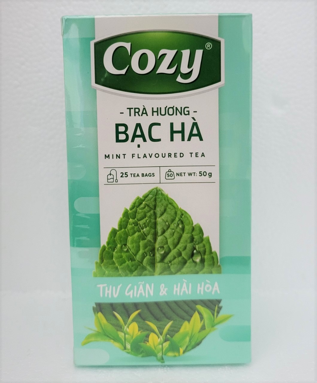 Trà bạc hà cozy mint flavoured tea bags