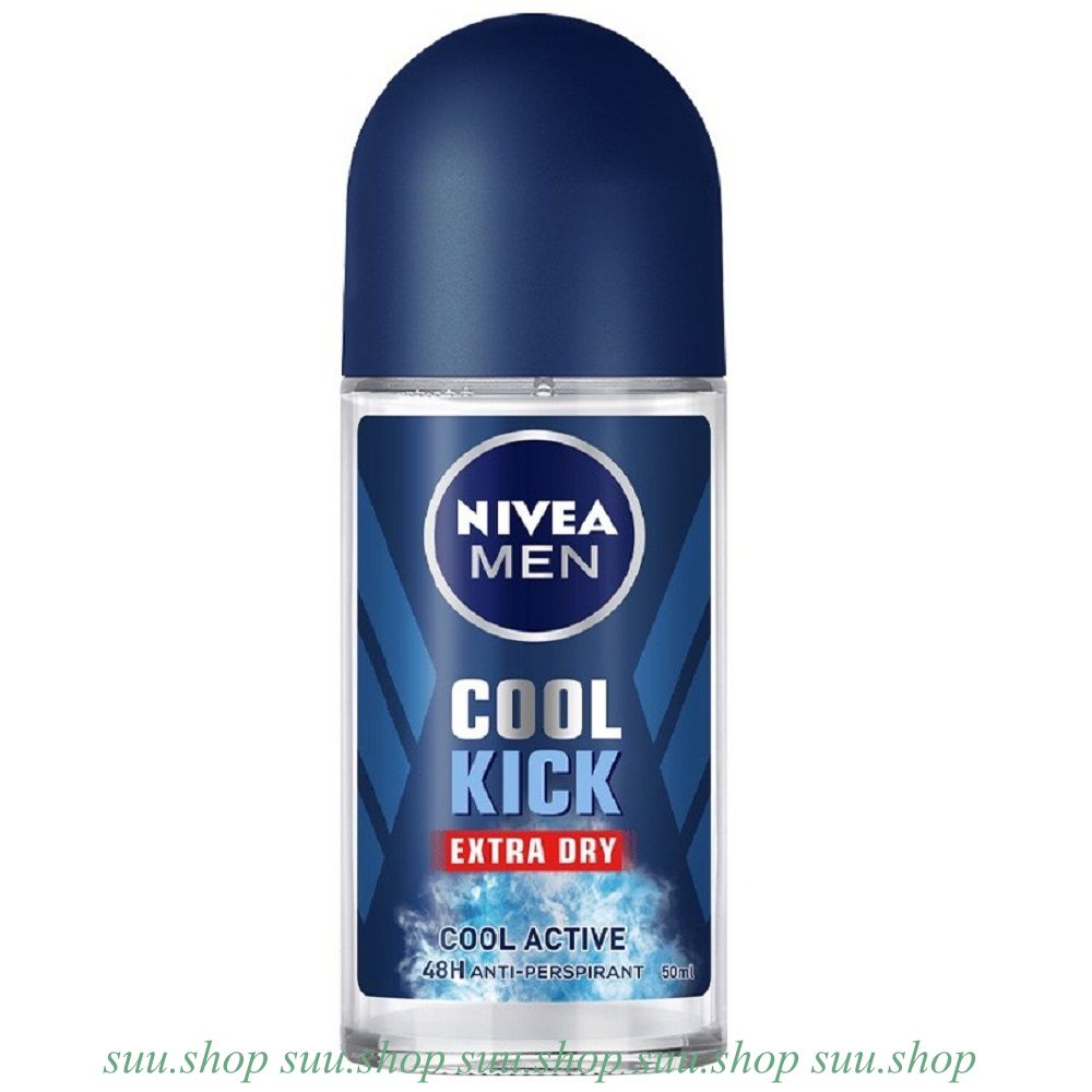 Lăn Khử Mùi Nivea Nam 50ml Cool Kick Mát Lạnh
