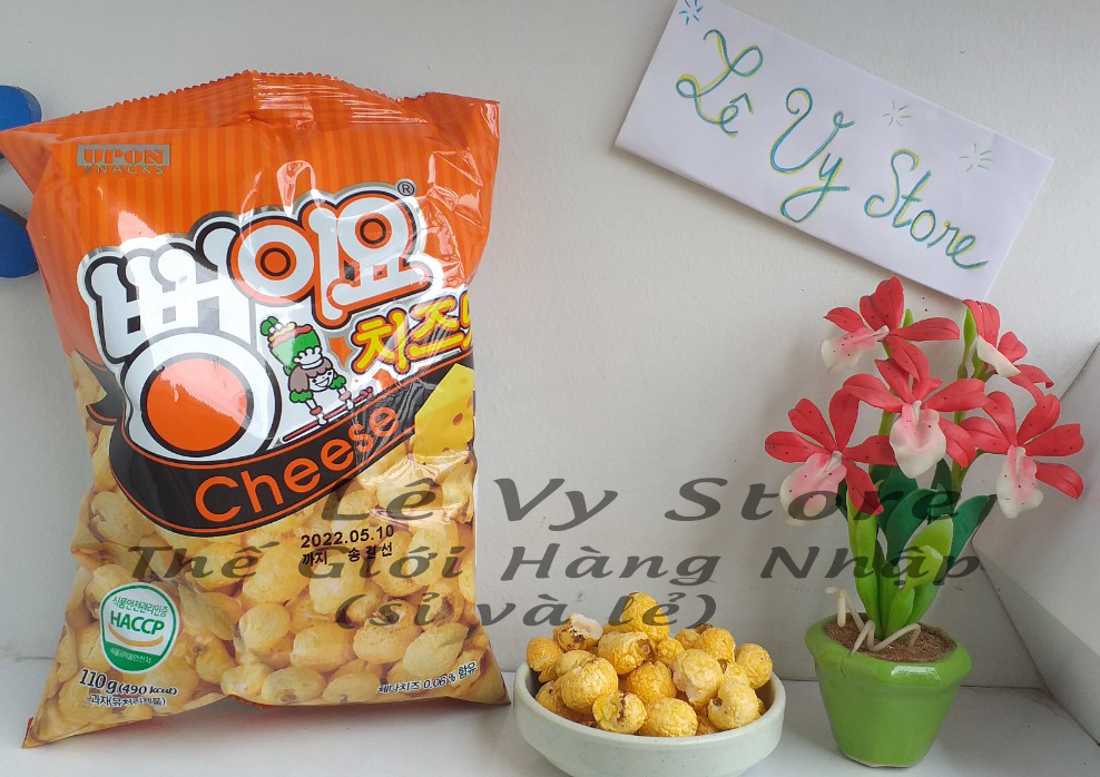 Bỏng ngô upon vị phô mai 110g giòn thơm ngọt vị phô mai - levystore - thegioihangnhap