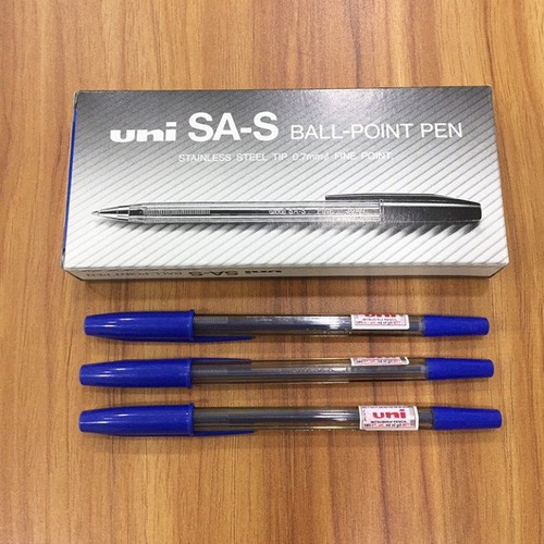 [HCM]Bút Bi Uni Sa-S Xanh Đầu Bi 0.7