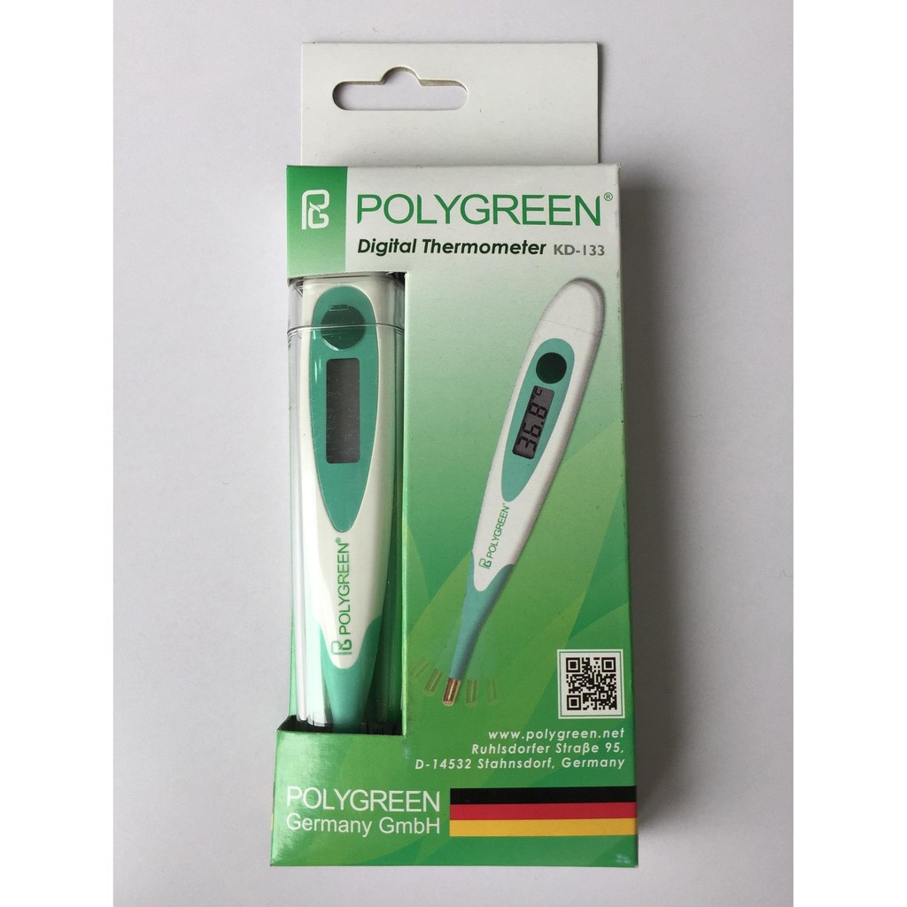 Nhiệt Kế điện tử đầu mềm Polygreen KD-133