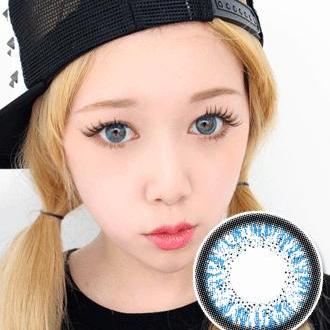 [HCM]lens blue lollita - sử dụng 1 năm tặng kèm khây đựng