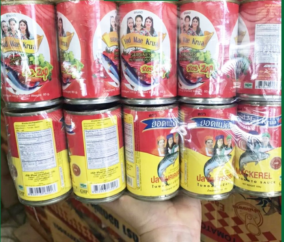 Cá hộp 3 cô gái Thái lan lốc 10 hộp