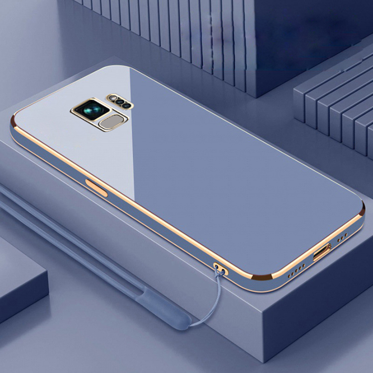 "Ốp lưng Samsung S9 Cạnh vuông" _Mạ màu viền_Vát Cạnh_Màu sắc sang trọng ,Loại Tốt ,Ôm sát máy Acovit