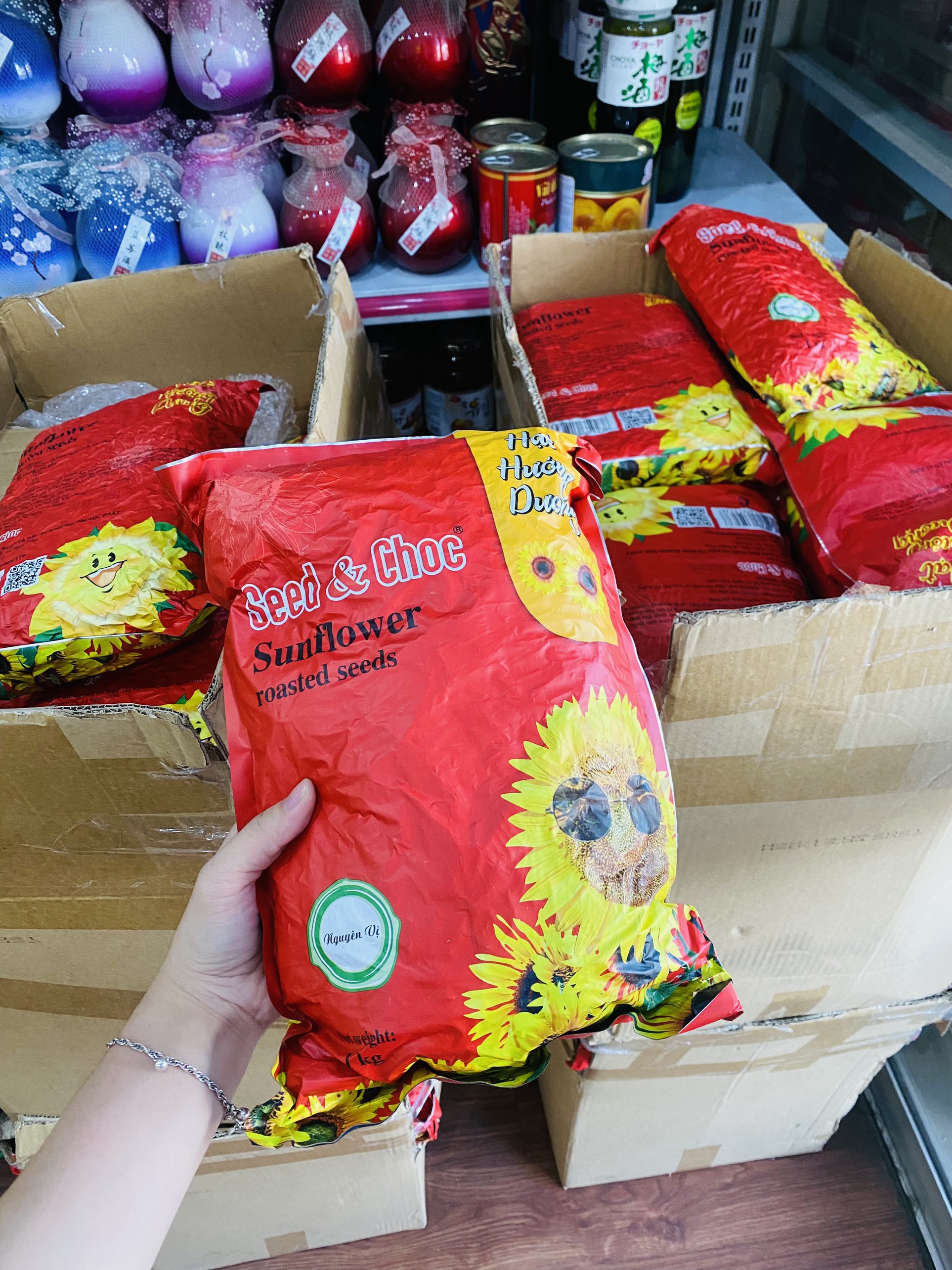 Hạt hướng dương bịch 1 kg siêu to khổng lồ