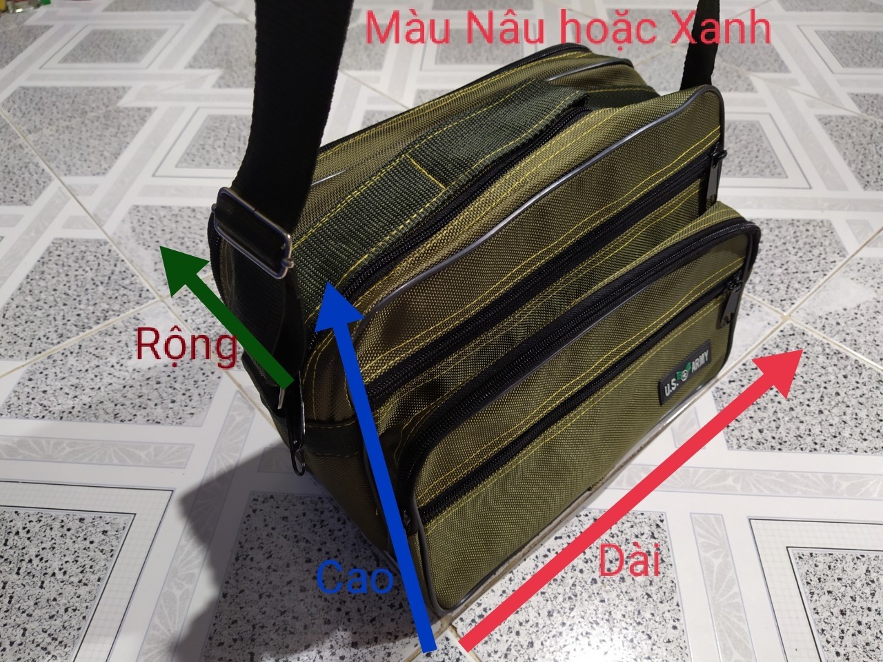 Túi Đựng Đồ Nghề Đeo Chéo size lớn