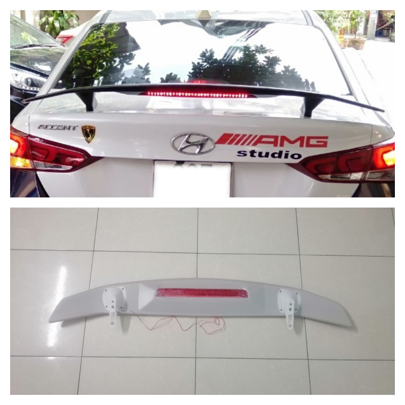 Đuôi gió thể thao hyundai accent lắp cho các đời 2012_2017, 2018_2020. 2021