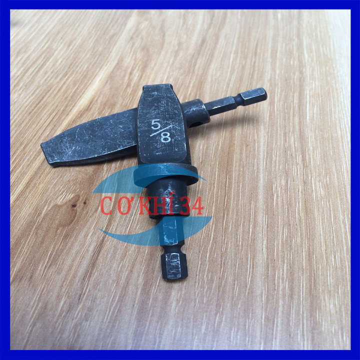 Bộ 5 Loe Ống Đồng, Bộ Lã Ống Đồng Bằng Khoan Chuôi Lục Giác