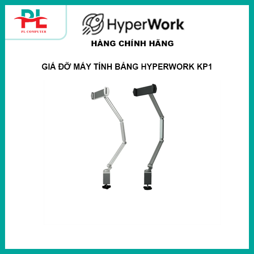 Giá đỡ Ipad/Máy tính bảng kẹp bàn HyperWork KP1 - Hàng Chính Hãng