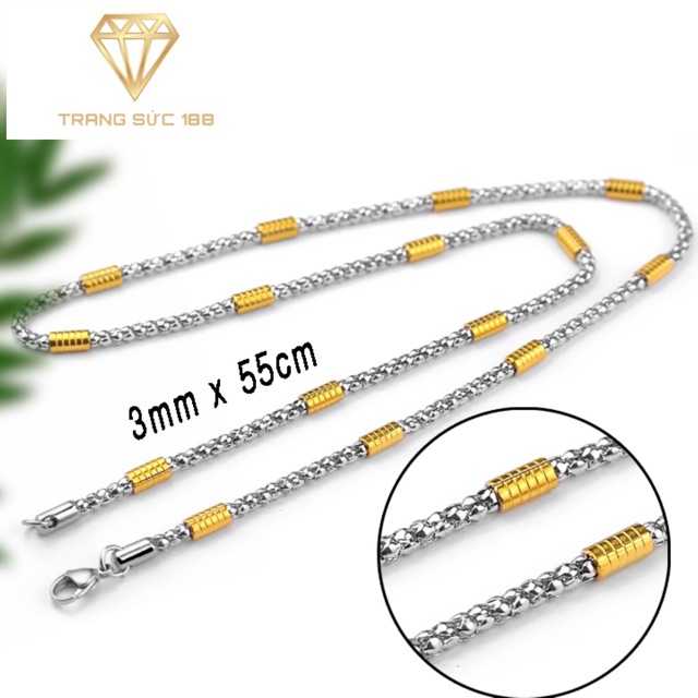 Dây chuyền inox nam đơn giản DN077 sản phẩm có thiết kế sang trọng quý phái hợp thời trang dễ dàng kết hợp với nhiều trang phục khác nhau