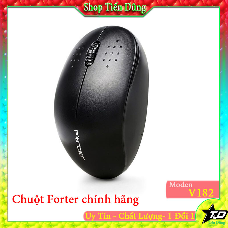 Chuột không dây forter v182 - hàng công ty không phải hàng rẻ hỗ trợ mọi thiết bị máy tính, đầu android box...vv