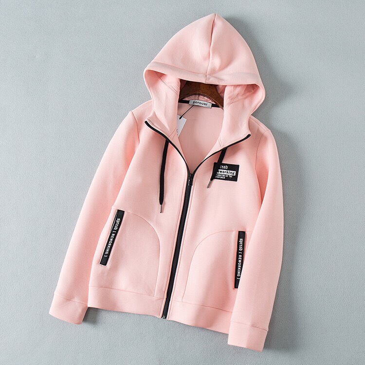 [HCM]Áo hoodie nữ dây kéo thiết kế đơn giản tinh tế dày ấm bao đẹp của đẹp độc 89