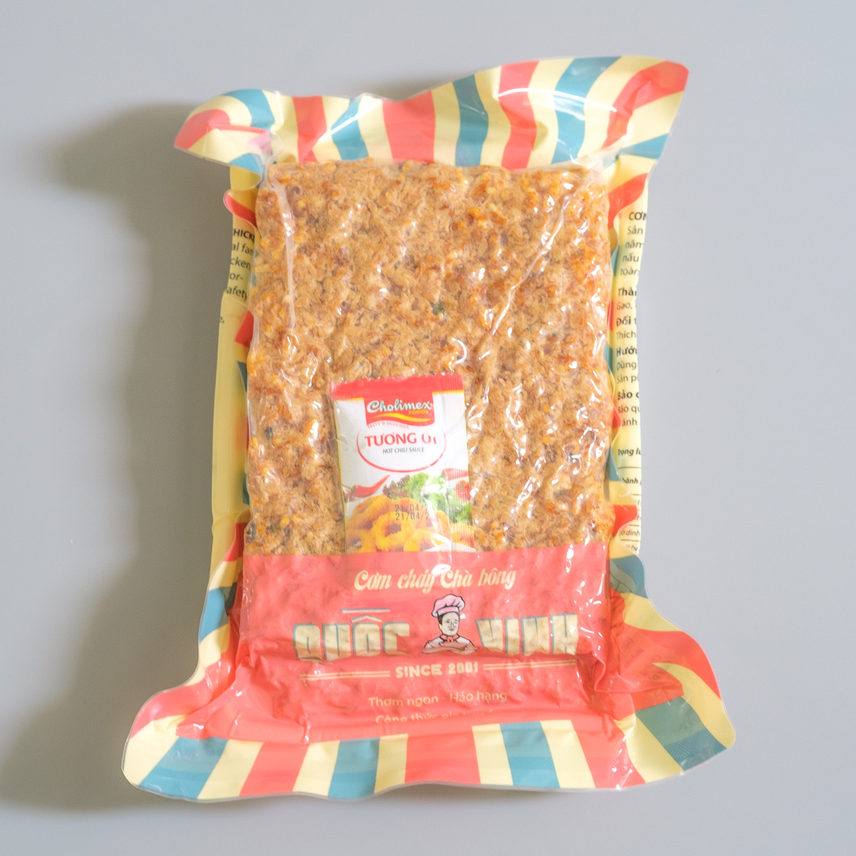Cơm Cháy Chà Bông Cay Mạnh [4 gói 250gr]