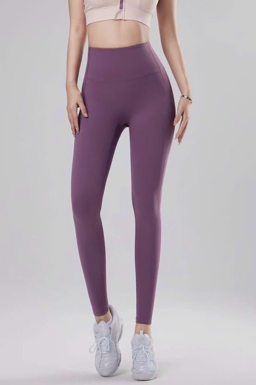 Đồ tập gym nữ, Quần tập gym, yoga legging cạp cao gen bụng Naqui co giãn 4 chiều FY 720