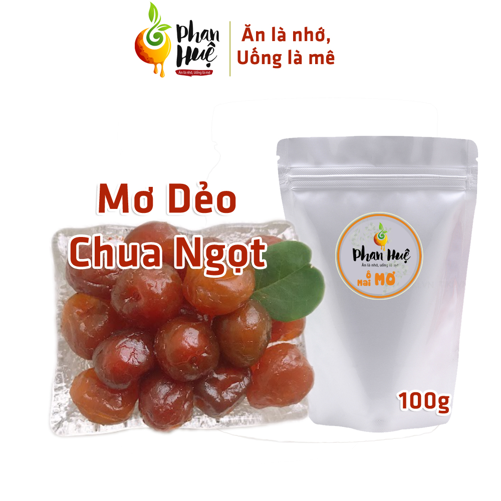 Mơ Dẻo Chua Ngọt Phan Huệ Đặc Biệt (150gr). Mơ Miền Bắc Chọn Lọc. Ăn Là Nhớ. Đặc Sản Hà Nội