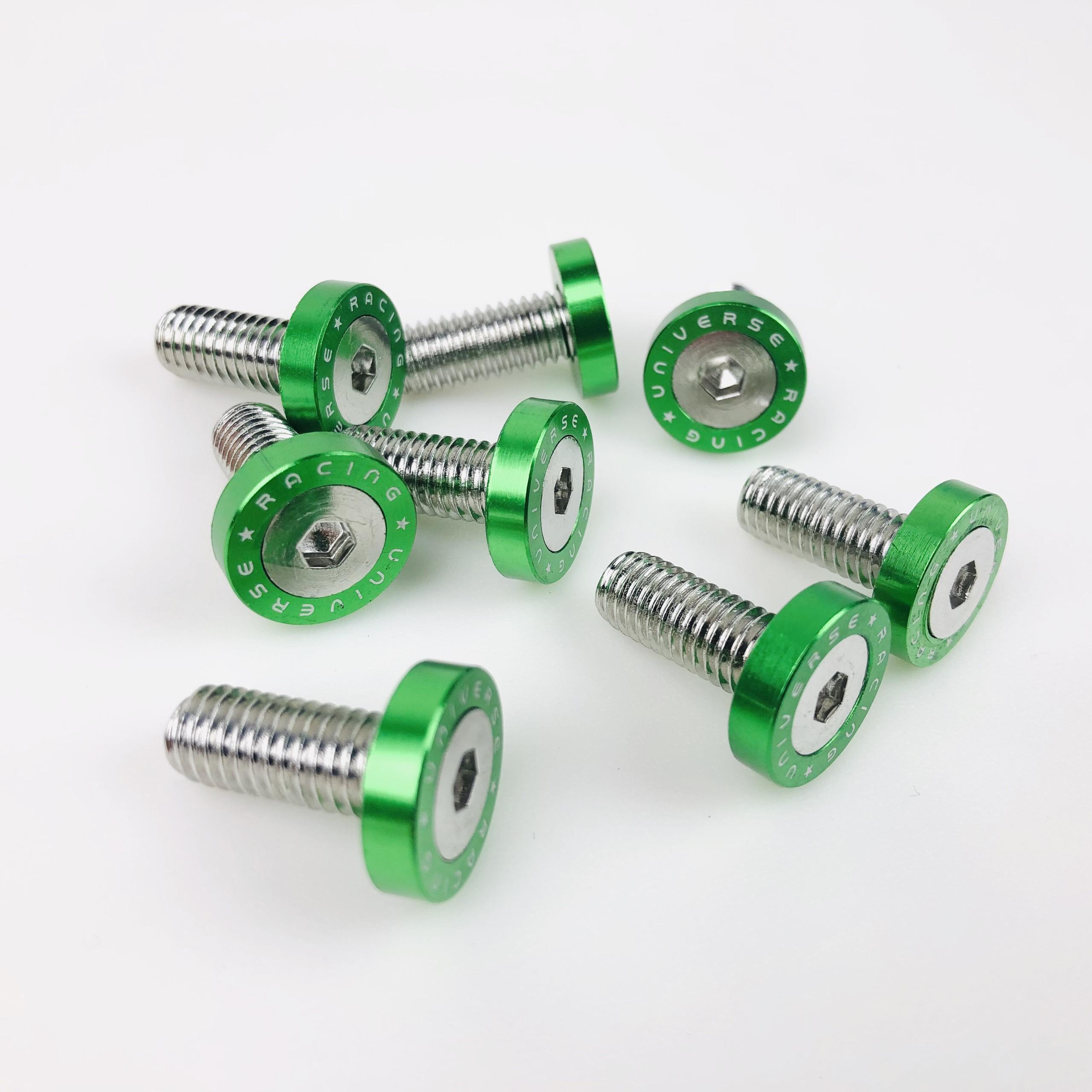 [HCM]COMBO 8 ốc đĩa kiểu nhập Thái Lan mẫu mới nhất dùng cho tất cả các dòng xe sử dụng thăng đĩa (màu xanh lá)