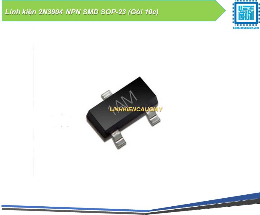 Linh kiện 2n3904 npn smd sop-23