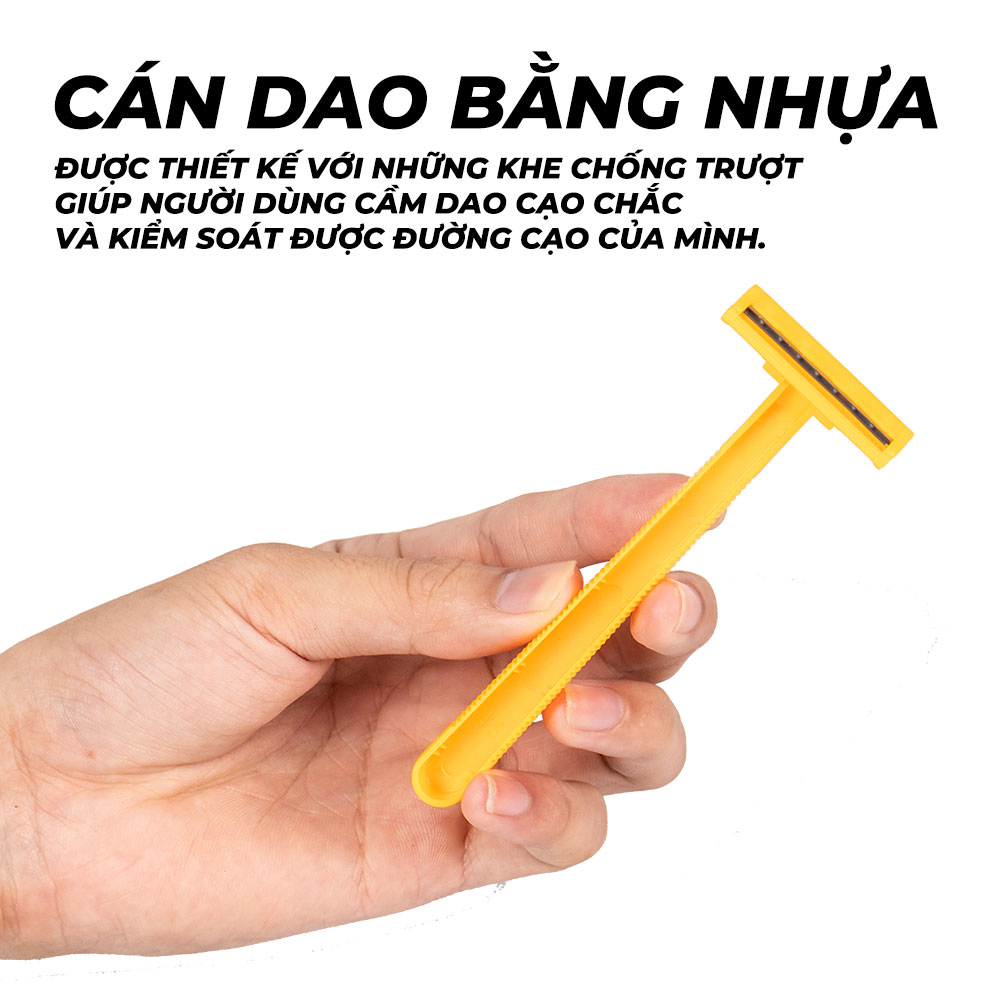 Dao cạo râu màu vàng - Dễ dàng sử dụng, tiện dụng, dễ dùng, giá tốt