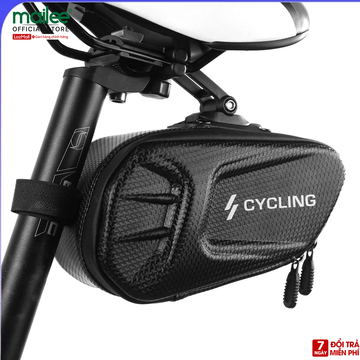 Túi yên xe đạp xe núi ngăn lớn chống nước túi treo sau ghế xe đạp đựng đồ tiện dụng mai lee