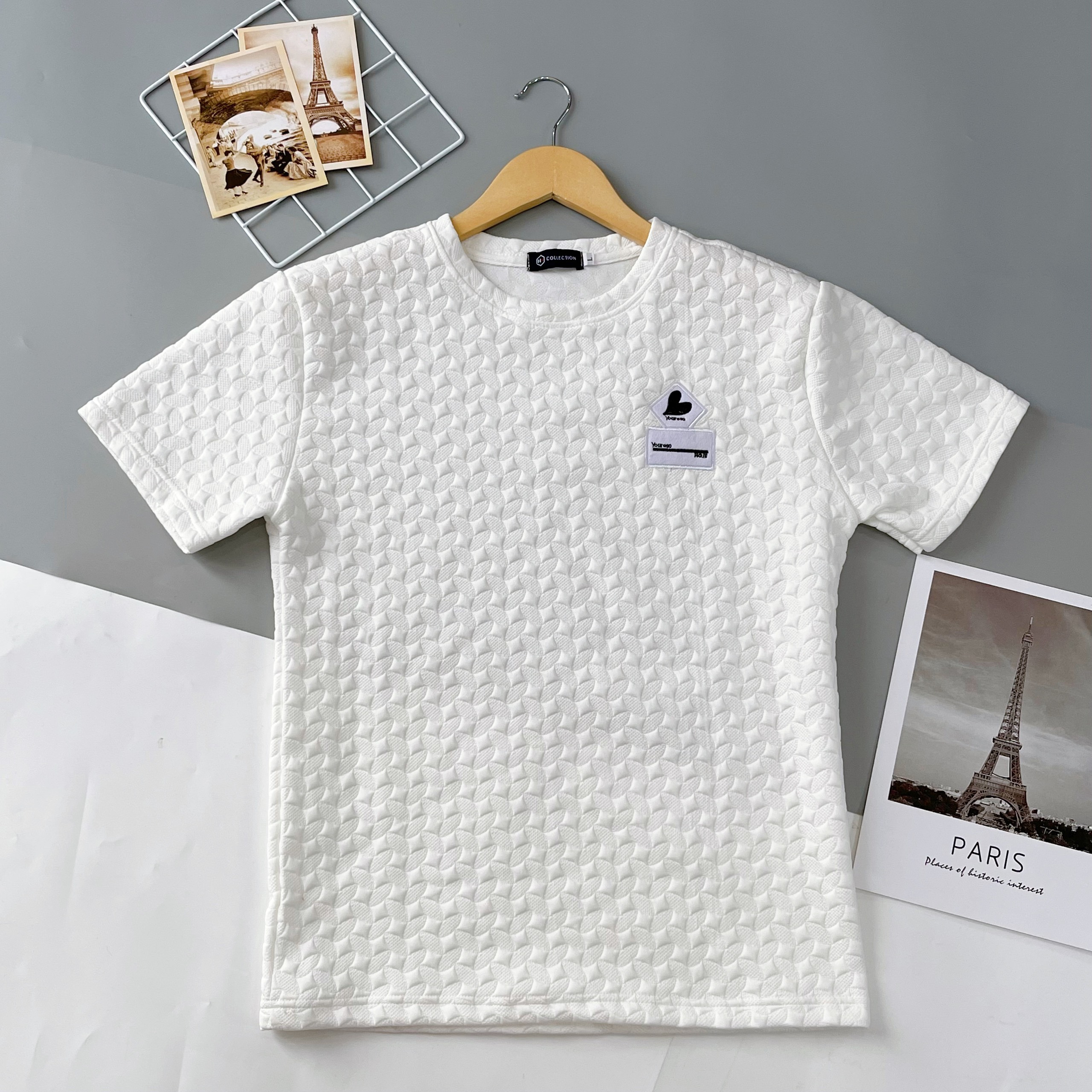 Áo thun nam cổ tròn dập chữ nổi mẫu trend hiện nay chất vải thun xốp cao cấp thoáng khí giá rẻ LinhCon Shop - 2