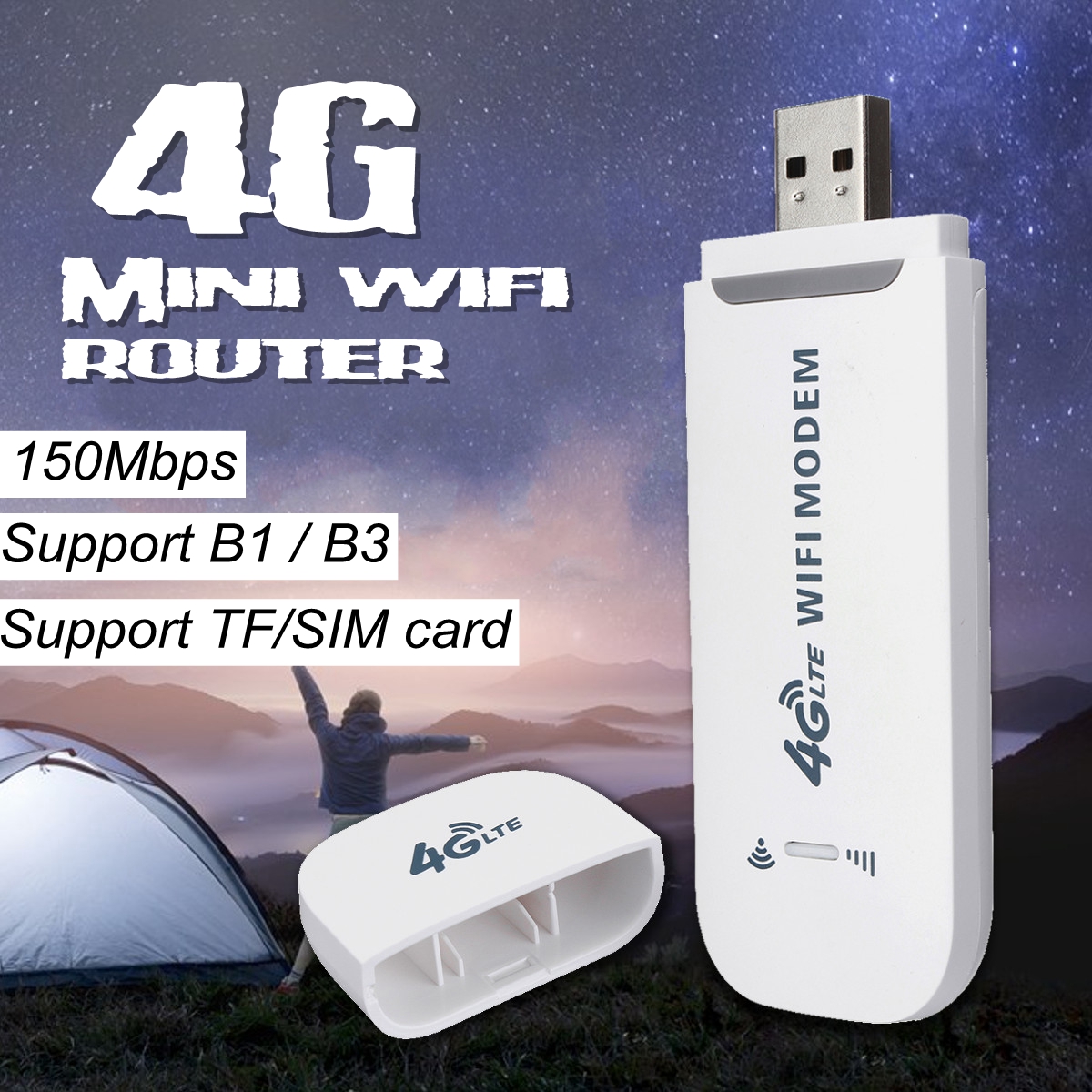 (Tặng sim 4G Data Khủng) USB Phát Wifi 4G DONGLE Cao Cấp Mới Cập Bến - Tốc Độ 150Mbps VẠN NGƯỜI MÊ - Bảo hành 3 tháng