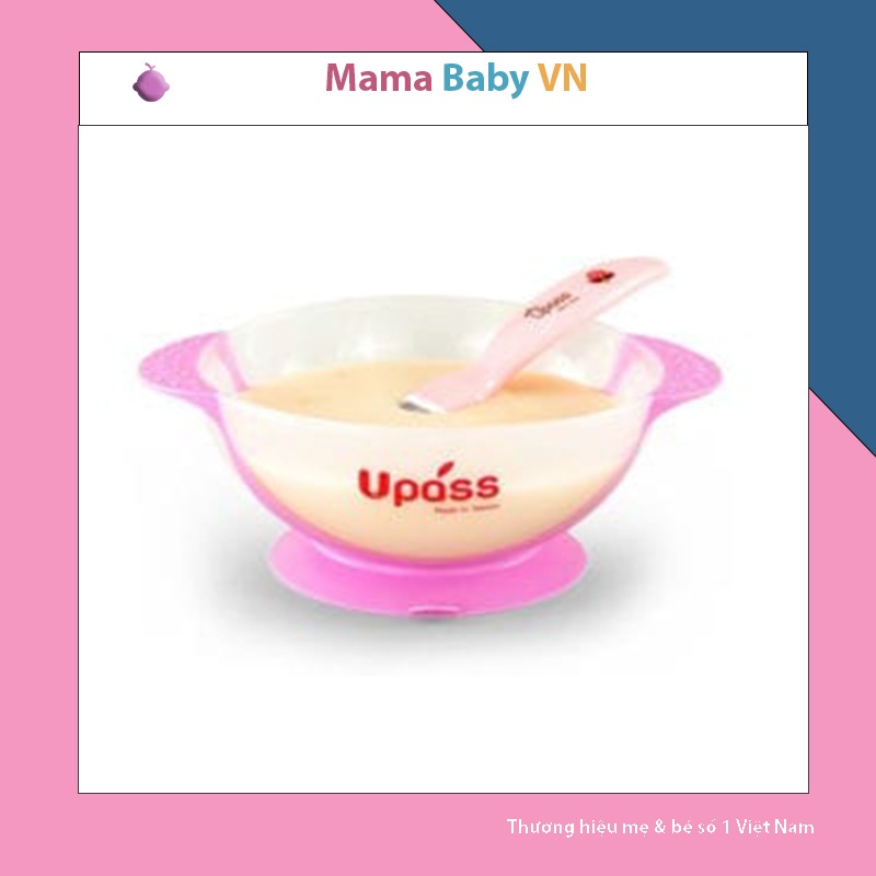 Chén ăn dặm/ Bát ăn dặm cho bé chống đổ tốt cho bé Upass Mama Baby VN