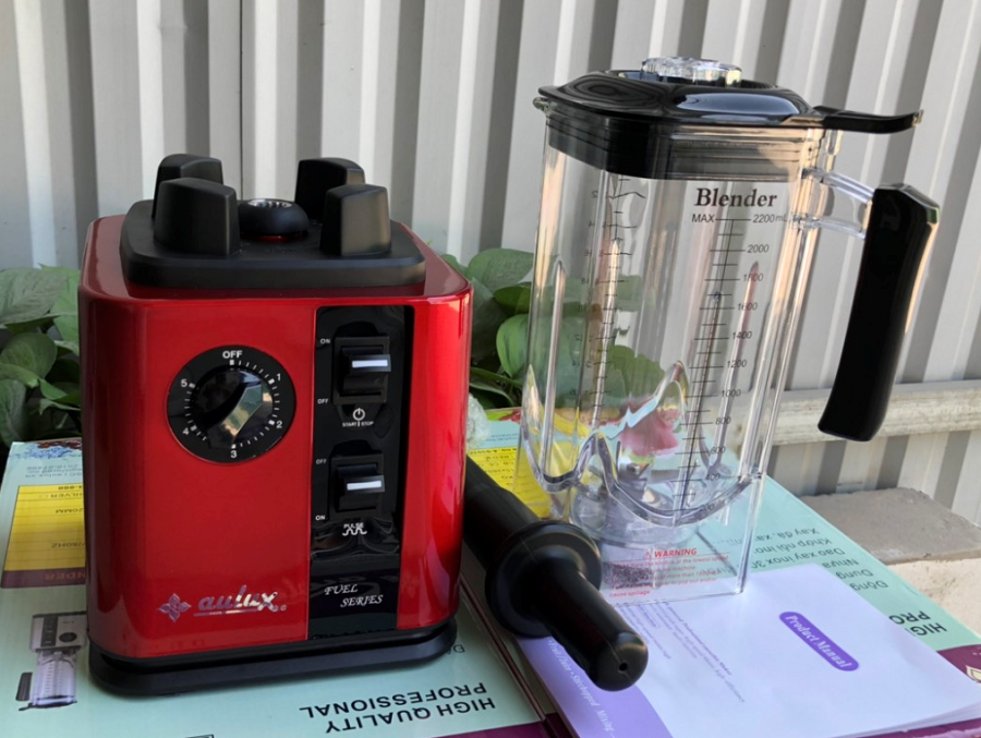 Máy xay sinh tố công nghiệp cao cấp aulux AP-15B1 công suất lớn 2200W- Xay mịn đồ ăn, hoa quả