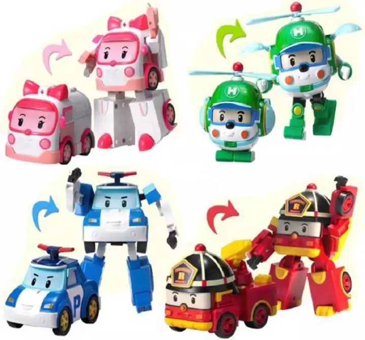 Biệt đội Poli robocar 4 nhân vật