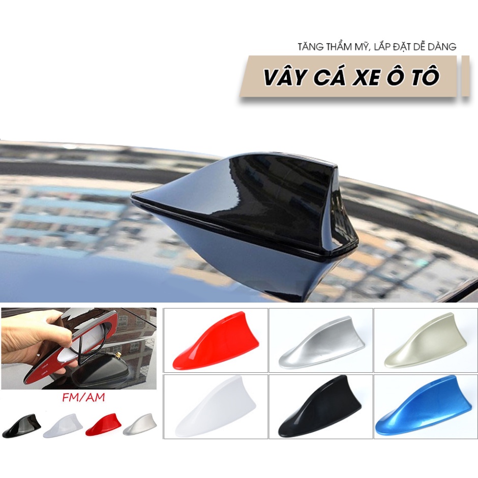 Vây cá ô tô, Ăngten vây cá mập, xe hơi vừa trang trí vừa bắt sóng Radio trên ô tô