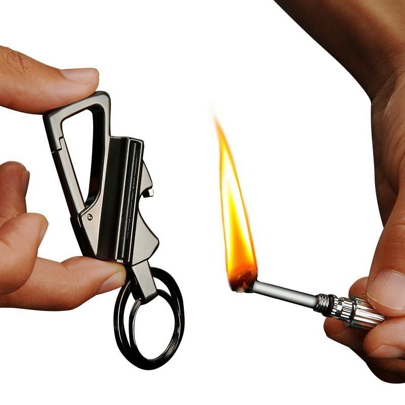 Bật lửa móc khóa diêm xăng Honest BCK2 – Diêm xăng vĩnh cửu kiêm móc khóa đa năng cao cấp, móc khóa, móc khóa đẹp, moc khoa dep, móc khóa ô tô, móc khóa xe máy