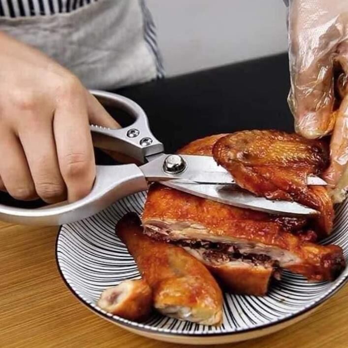 Kéo làm bếp đa năng Kapusi;kéoCắt Thịt ,kéo cắt Gà ,kéo làm Cá và
