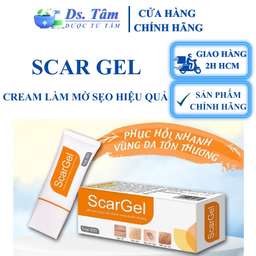 Scar gel làm mờ sẹo, phẳng vết sẹo