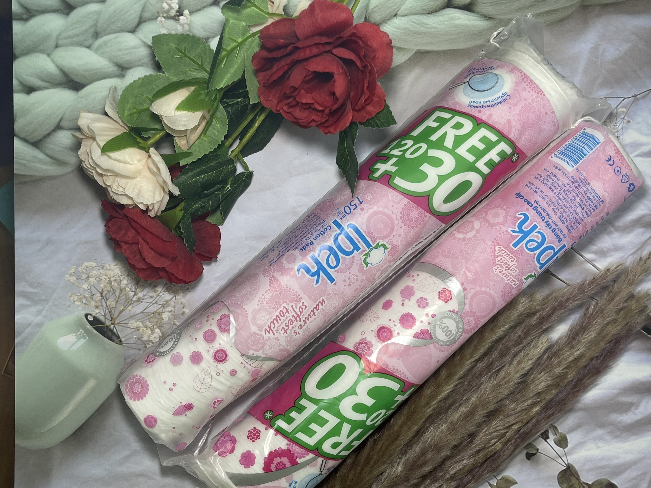 Bông tẩy trang ipek klasik cotton pads/ olea nội địa thổ nhĩ kỳ