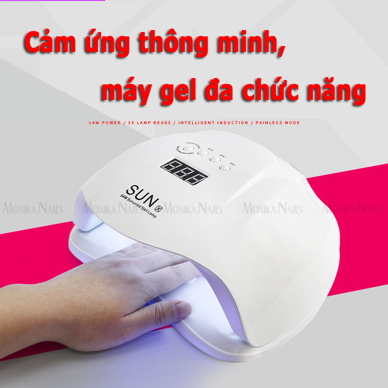 Máy Hơ Gel Sun X LED UV 54W Chính Hãng (BẢO HÀNH 1 ĐỔI 1)
