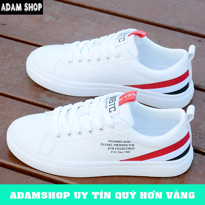 Giày thể thao nam trắng,giày sneaker nam cao cấp (hot trend) mã G3M