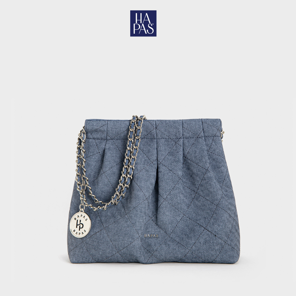 Túi Xách Nữ Quai Đôi Tag Tròn Sz 24 Jeans HAPAS - TDV240151