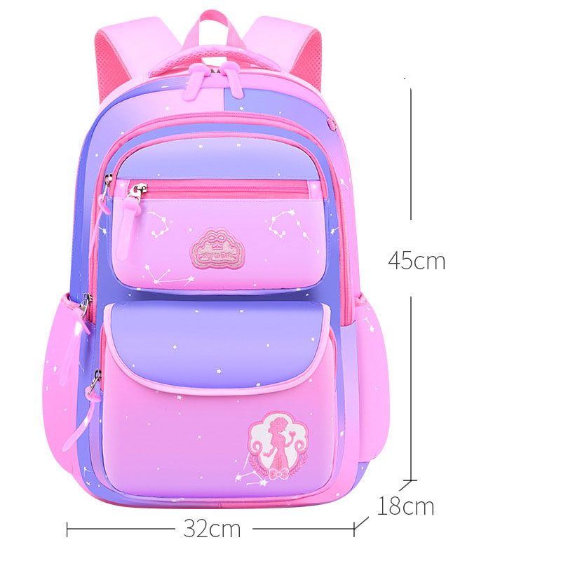 [CHỌN MÀU- CHỌN SIZE] Balo cho bé gái tiểu học, trung học phong cách Hàn Quốc - Ba lô học sinh nữ từ lớp 1- lớp 9 có phản quang , chống thấm nước KHÔNG KÈM MÓC GẤU