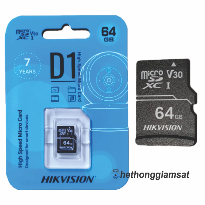 Thẻ Nhớ MicroSD HIKVISION Class 10 80MB/S 64GB, 32GB Chính hãng, Bảo Hành 24 tháng