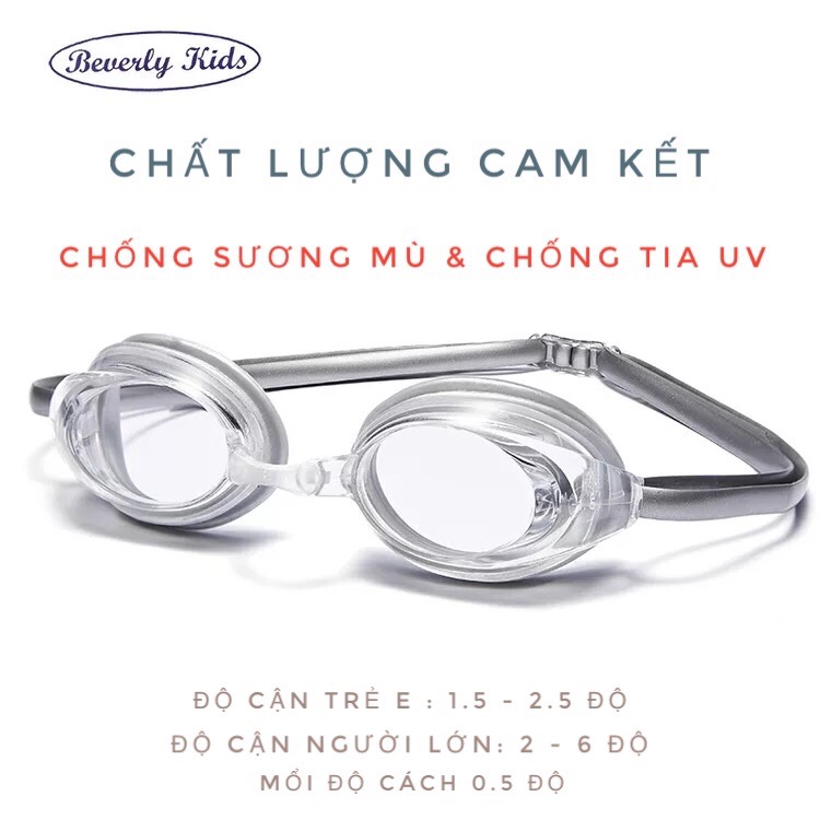 Kính bơi cận trẻ e/kính cận người lớn nam nữ có độ từ 1.5 độ đến 6.0 độ chính hãng mắt kiếng bơi cận thị chống uv-shop dungcuboiloi