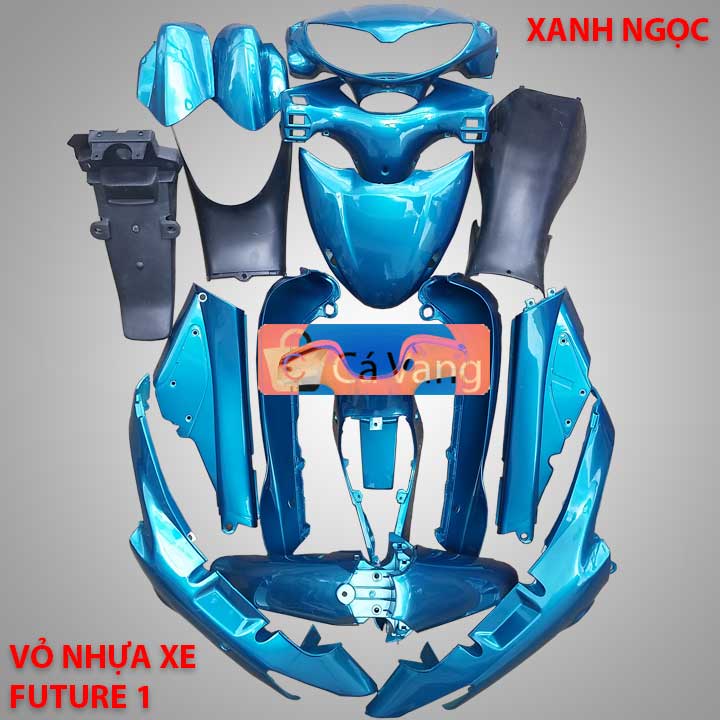 Dàn áo xe máy Future 1 nhựa như ZIN cao cấp màu XANH NGỌC
