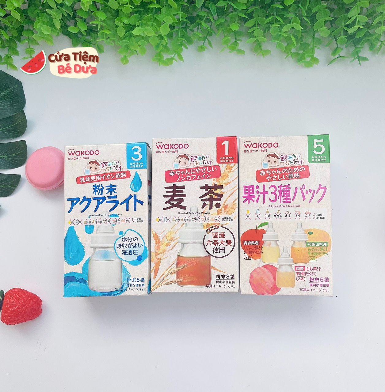 Trà hoa quả wakodo nhật bản cho bé