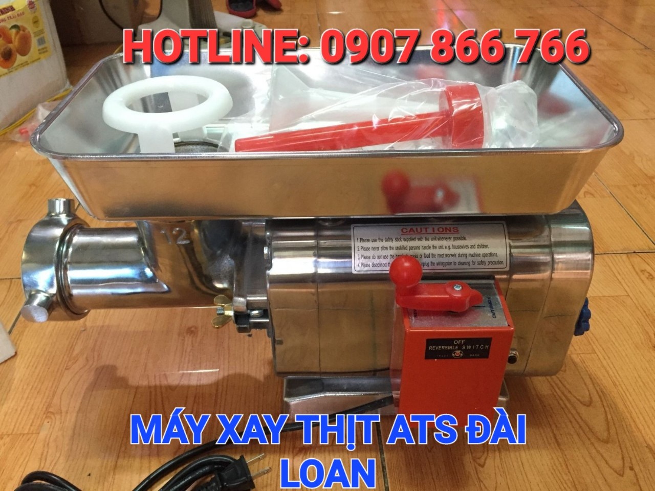 Chính hãng-máy xay thịt đài loan ats ts102 năng suất 35kg/h