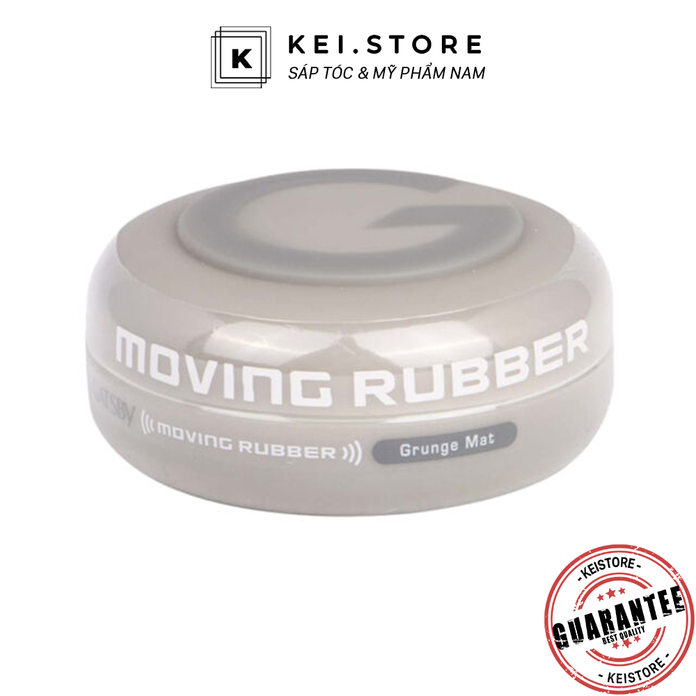 Sáp tóc Gatsby Moving Rubber Grunge Mat Xám 80g Nhật Bản