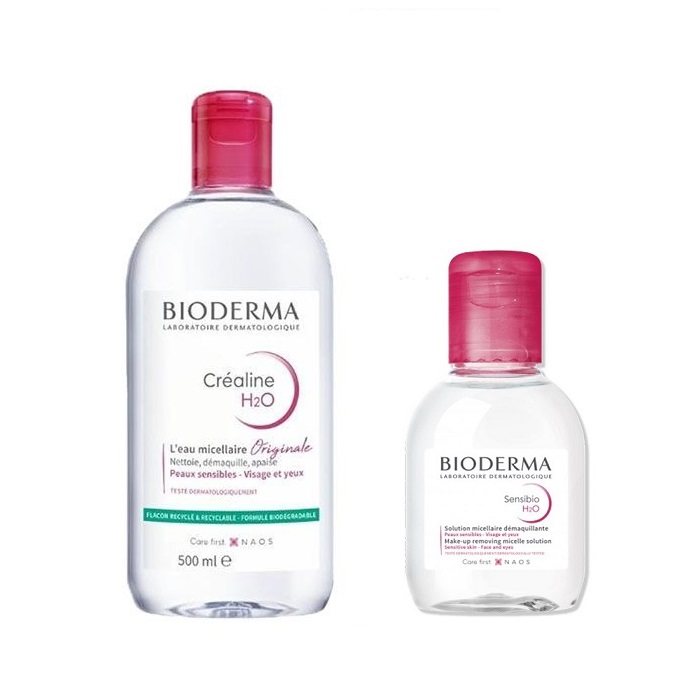 Nước Tẩy Trang Bioderma Crealine H2O Dành Cho Da Nhạy Cảm 100ml, 500ml