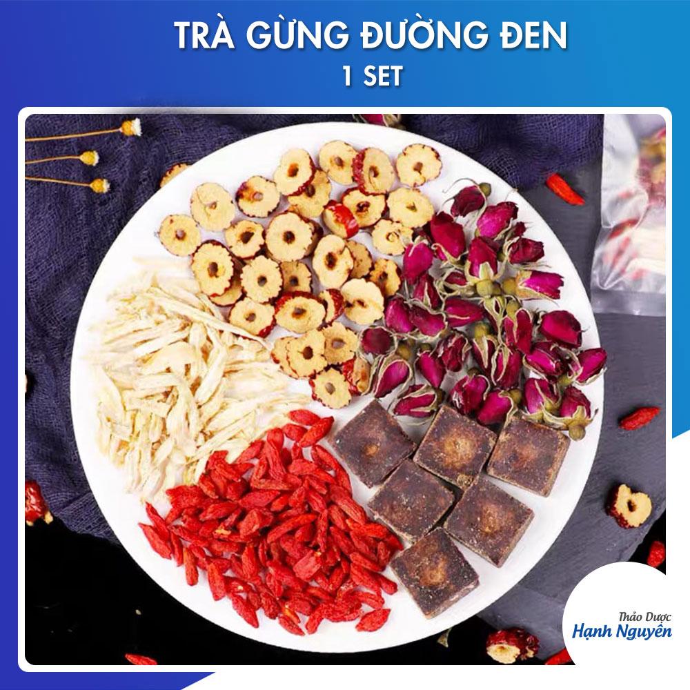 Trà gừng đường nâu mix set